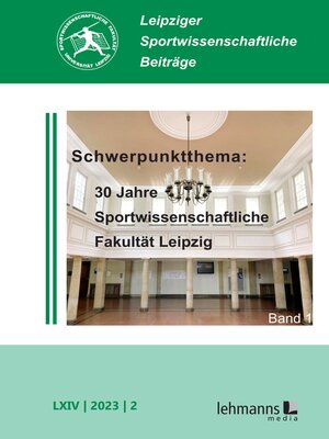 cover image of Leipziger Sportwissenschaftliche Beiträge